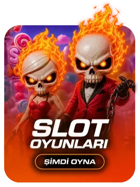 Alevbet slot oyunları kategorisi, makara simgeleri ve alevli maskot